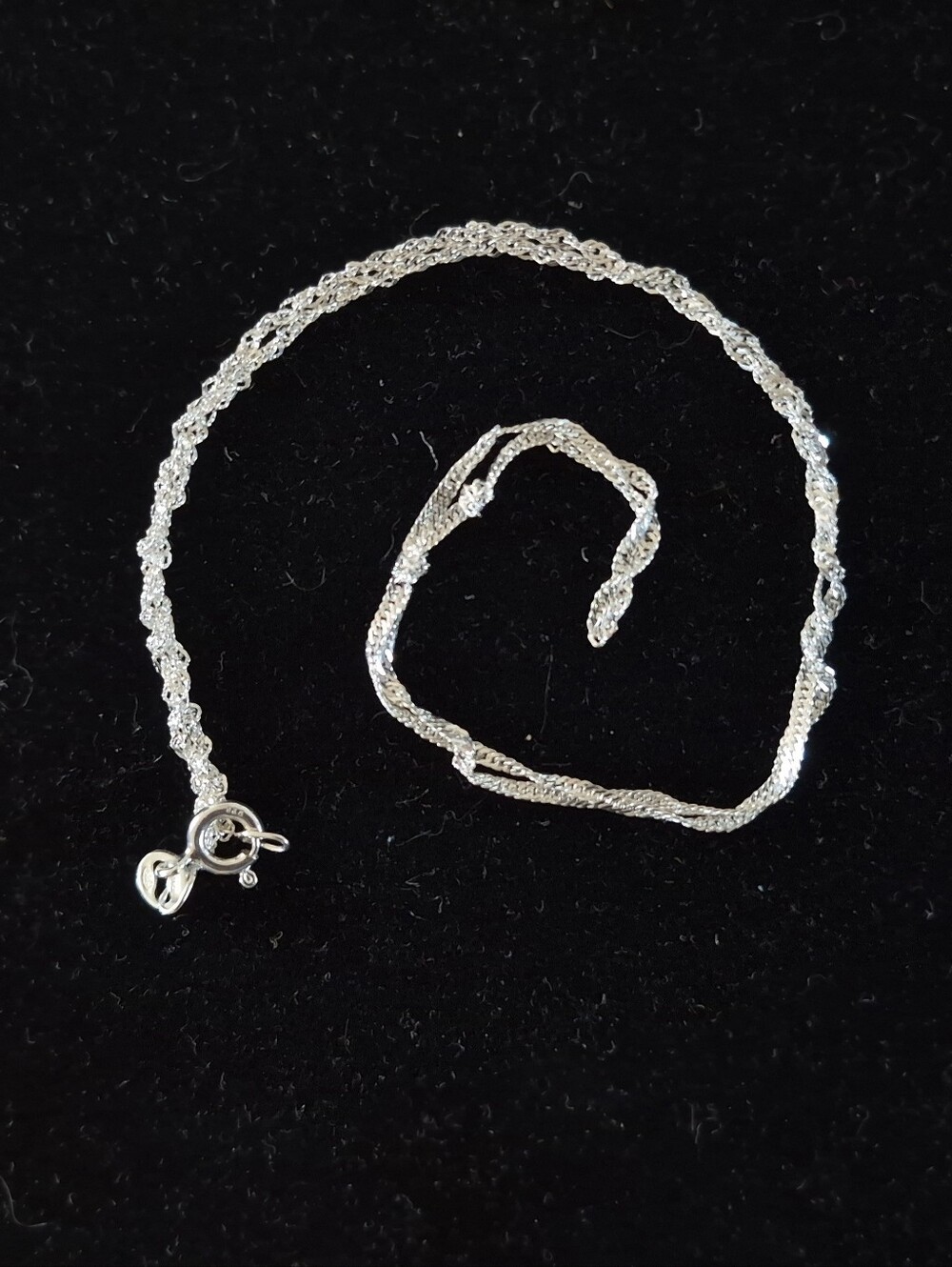.925 Sterling Silver 20-inch Necklace, Jewelry